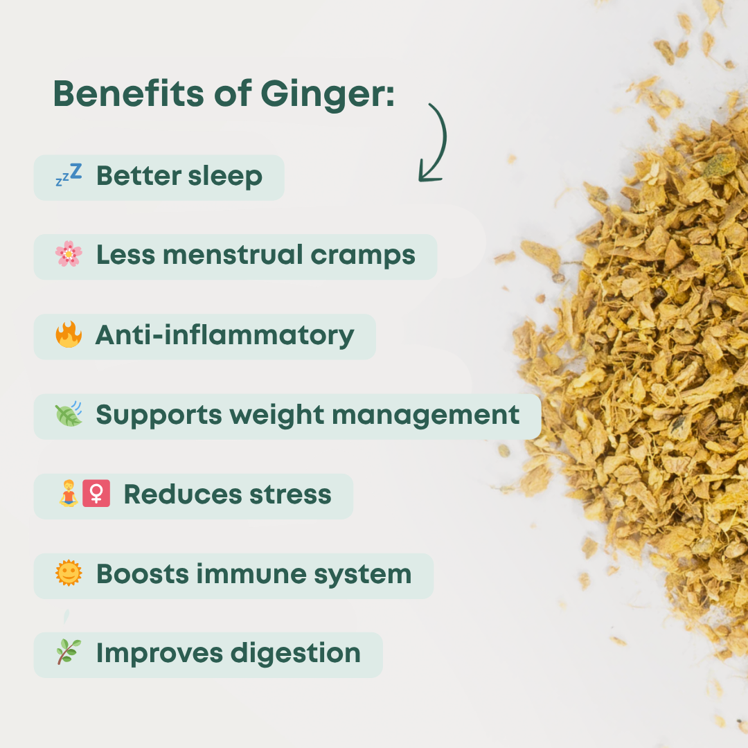 Ginger - Ginger Tea with Turmeric for Anti-Inflammatory Effect