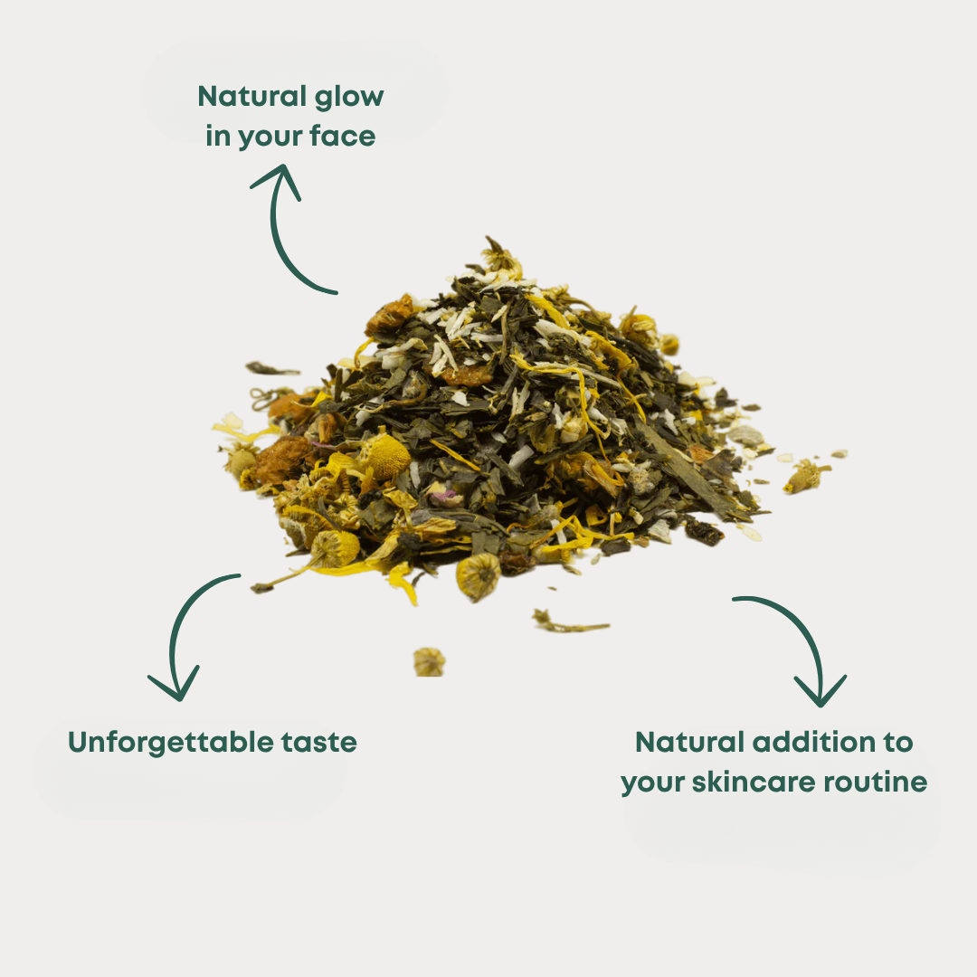 Skin - Herbal Tea with Coconut and Chamomile for Radiant Skin